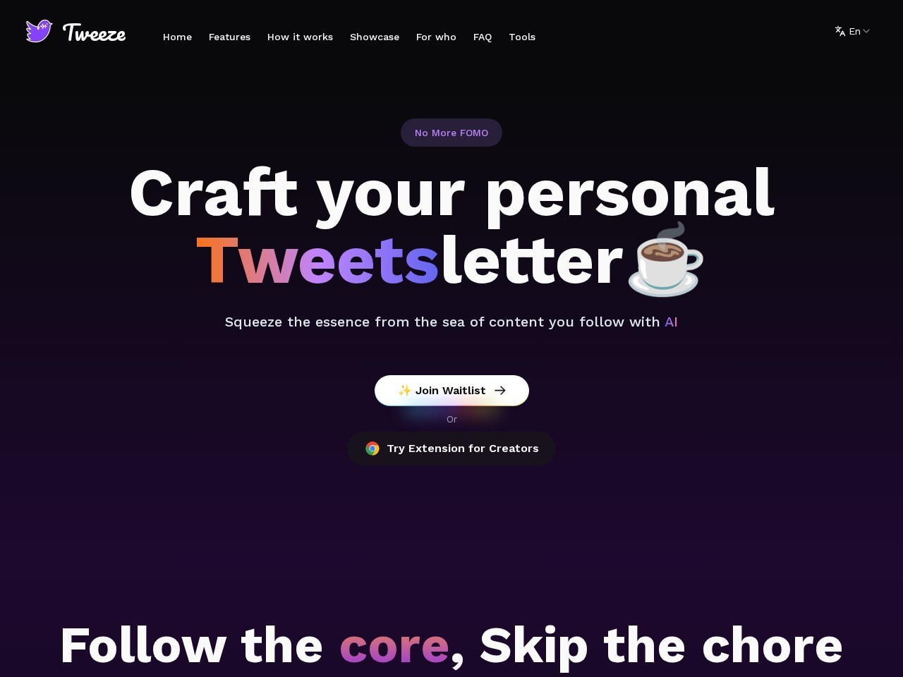 Tweeze