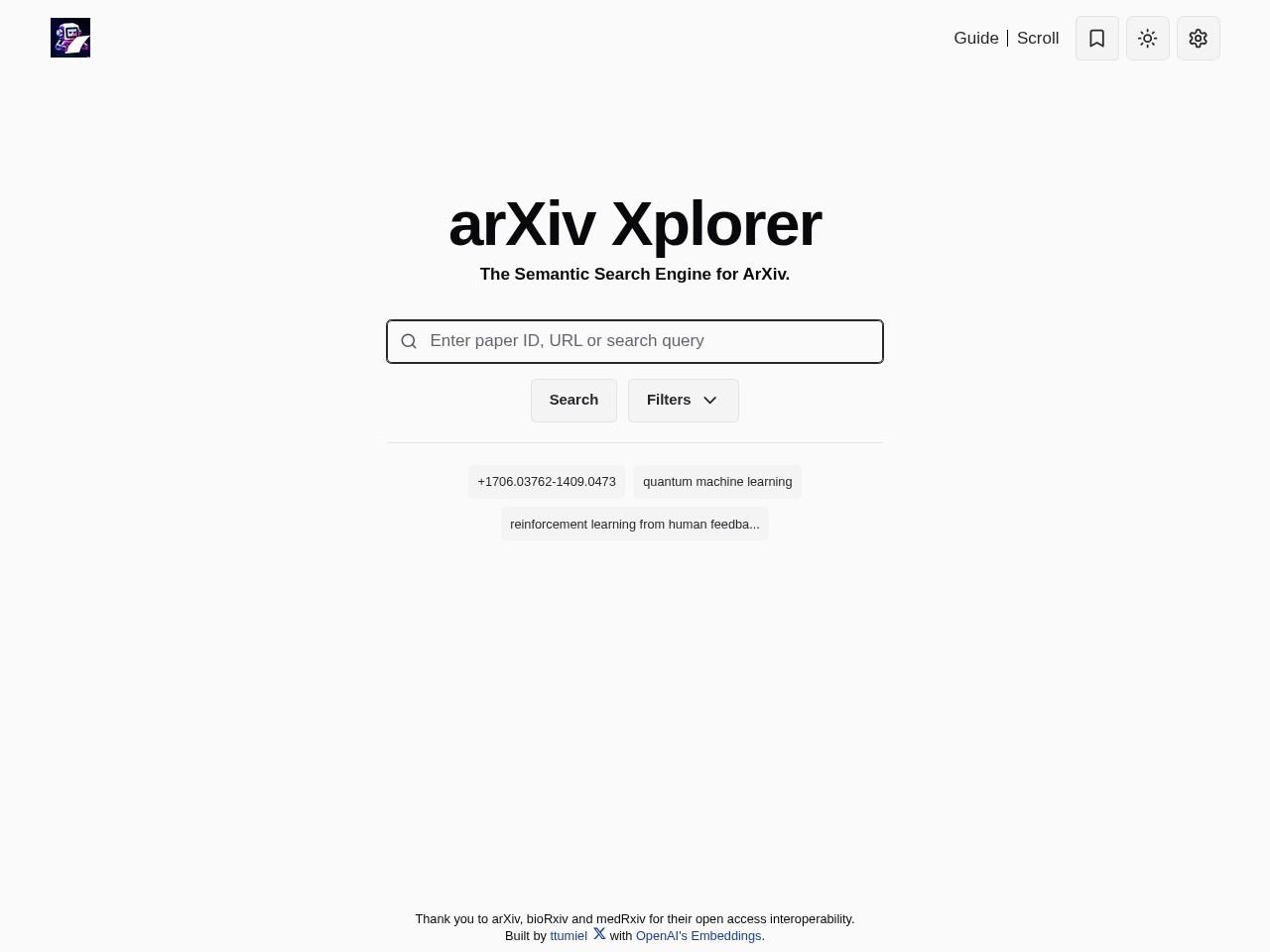 arXiv Xplorer