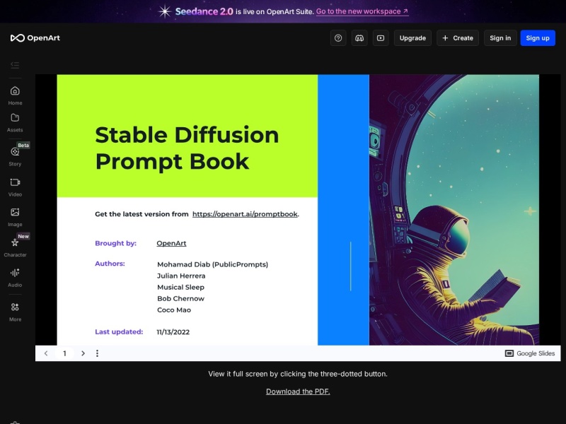 Stable Diffusion Prompt Book