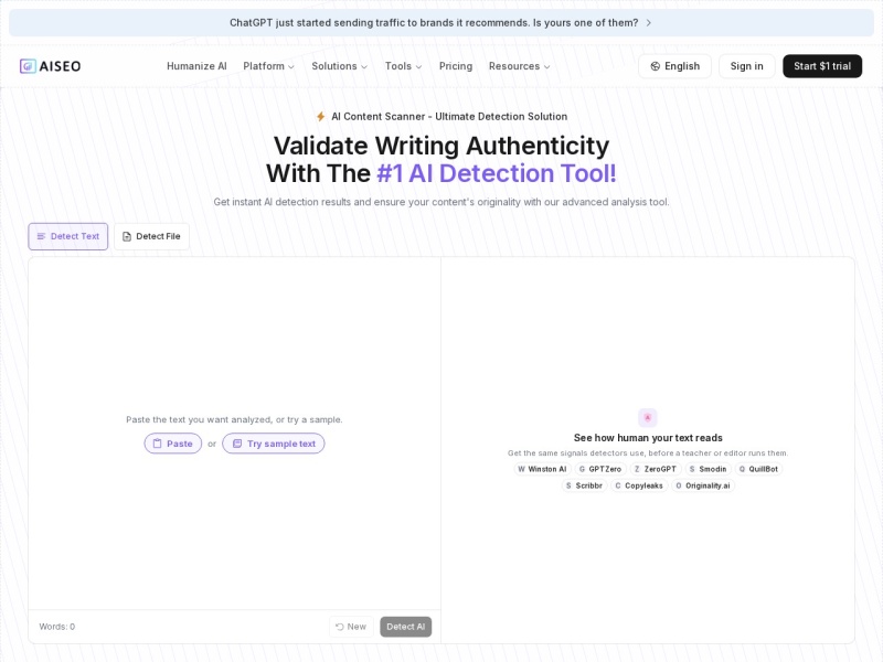 AISEO AI Content Detector
