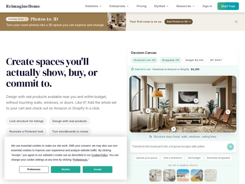 REimagine Home: AI