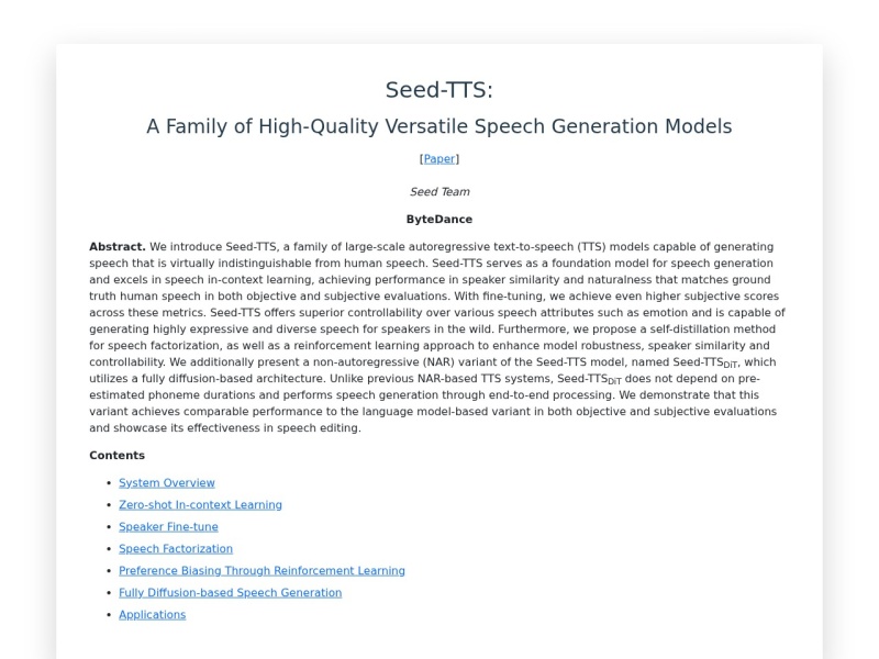 Seed-TTS