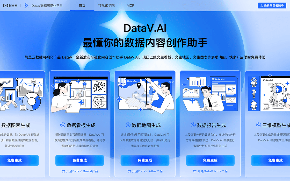 阿里云DataV