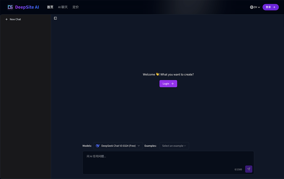 DeepSite AI