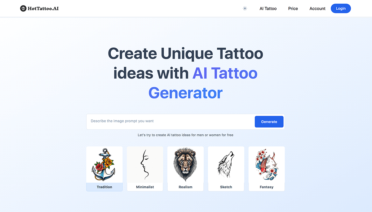 Hot Tattoo AI