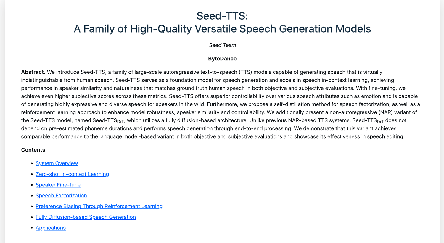 Seed-TTS