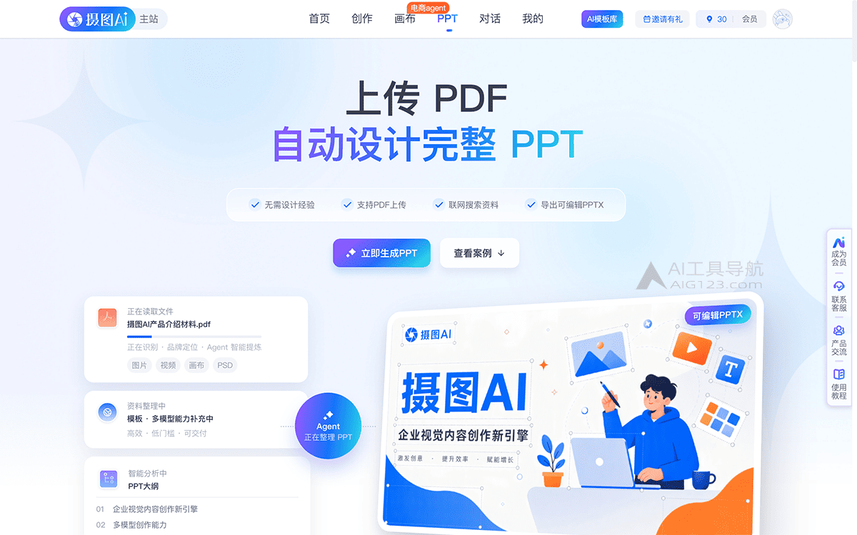 摄图AI PPT Agent